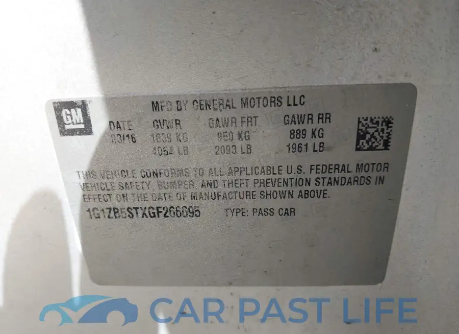 1G1ZB5STXGF266695# 9