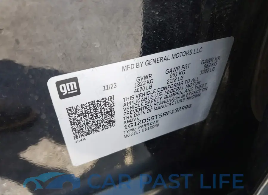 1G1ZD5ST5RF132996# 9