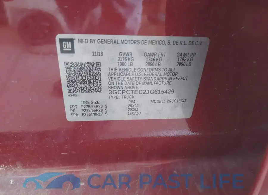 3GCPCTEC2JG615429# 9