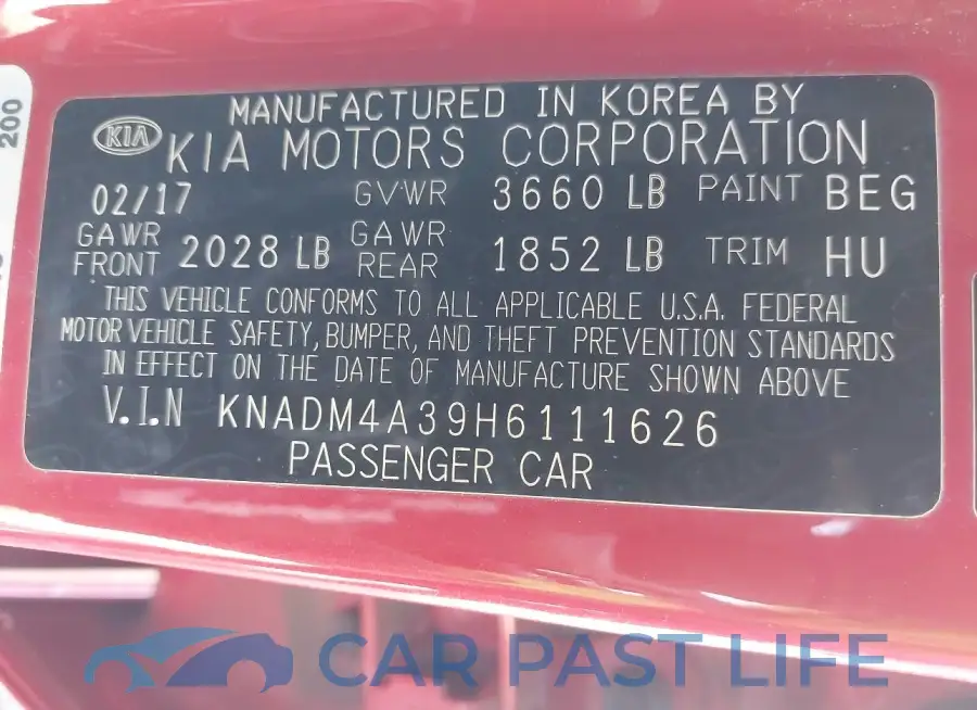 KNADM4A39H6111626# 9