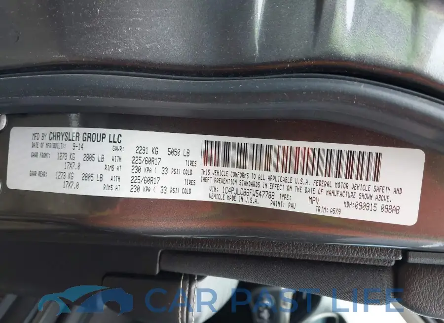 1C4PJLCB6FW547788# 9