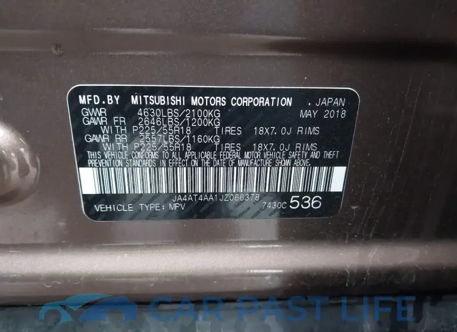JA4AT4AA1JZ066378# 9
