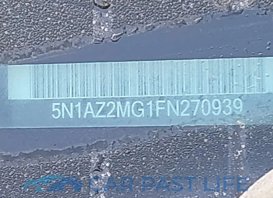 5N1AZ2MG1FN270939# 9