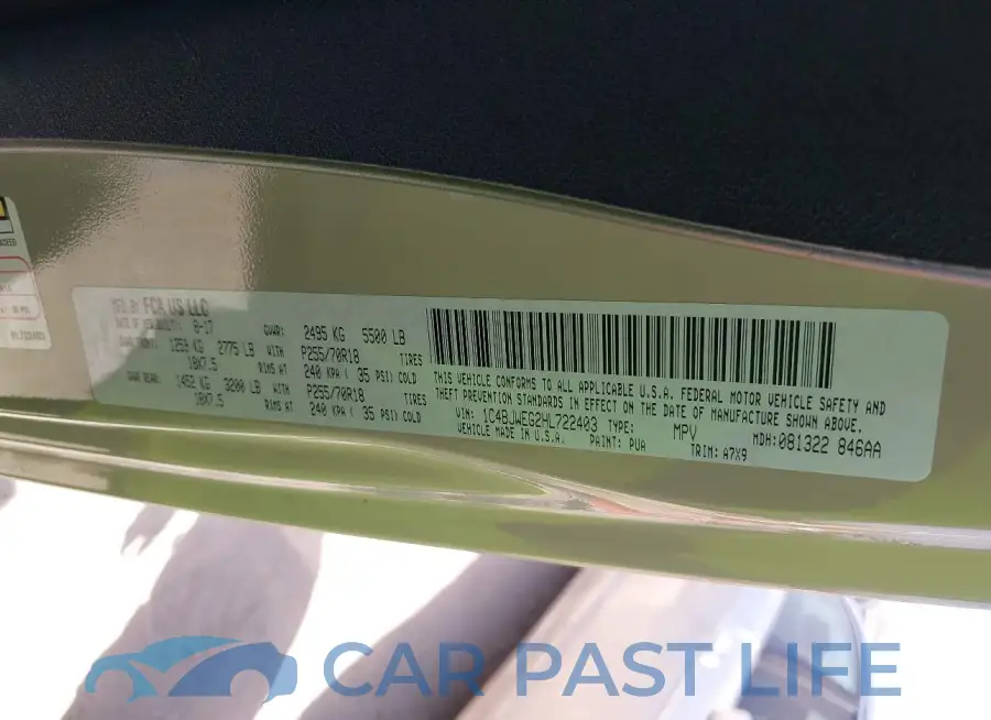 1C4BJWEG2HL722403# 9