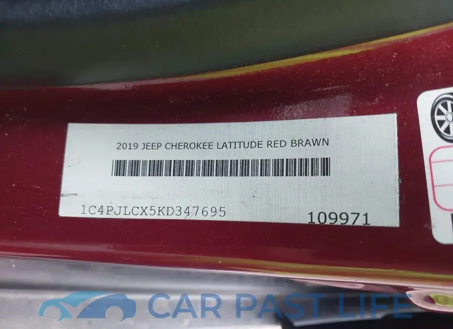 1C4PJLCX5KD347695# 9