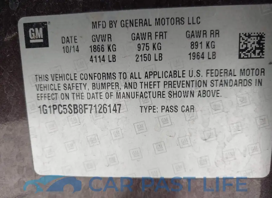 1G1PC5SB8F7126147# 9