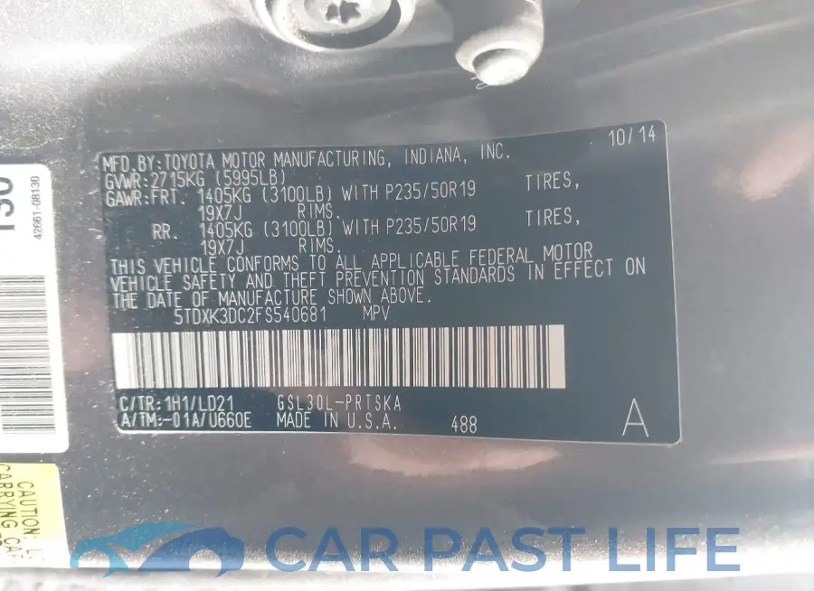 5TDXK3DC2FS540681# 9