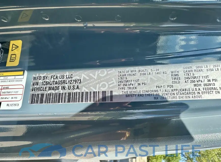 1C6HJTAG5RL127973# 9