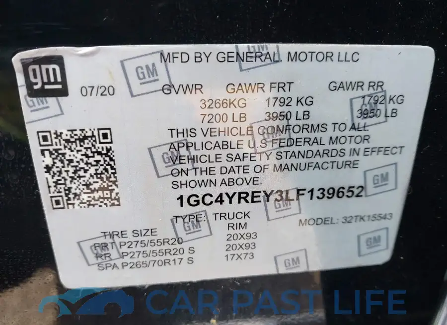 1GC4YREY7MF208926# 16