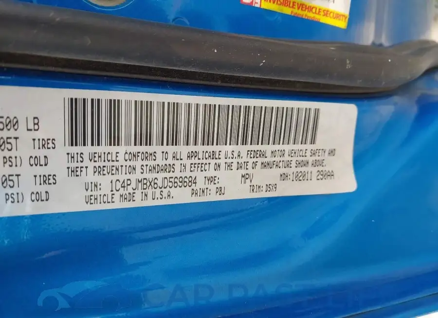 1C4PJMBX6JD569684# 9