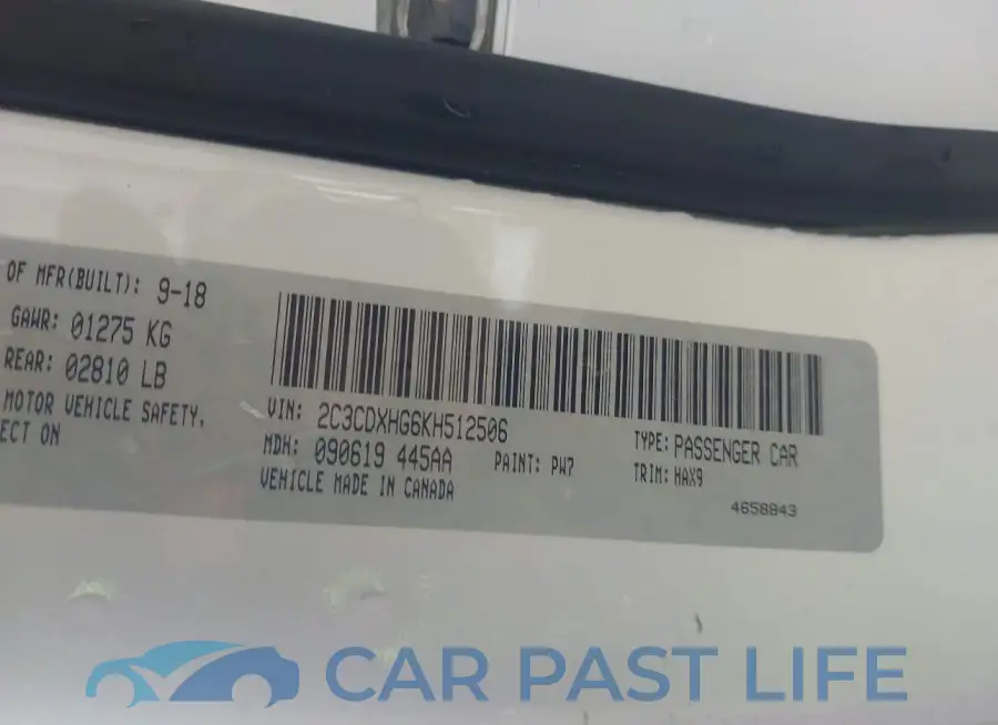 2C3CDXHG6KH512506# 9