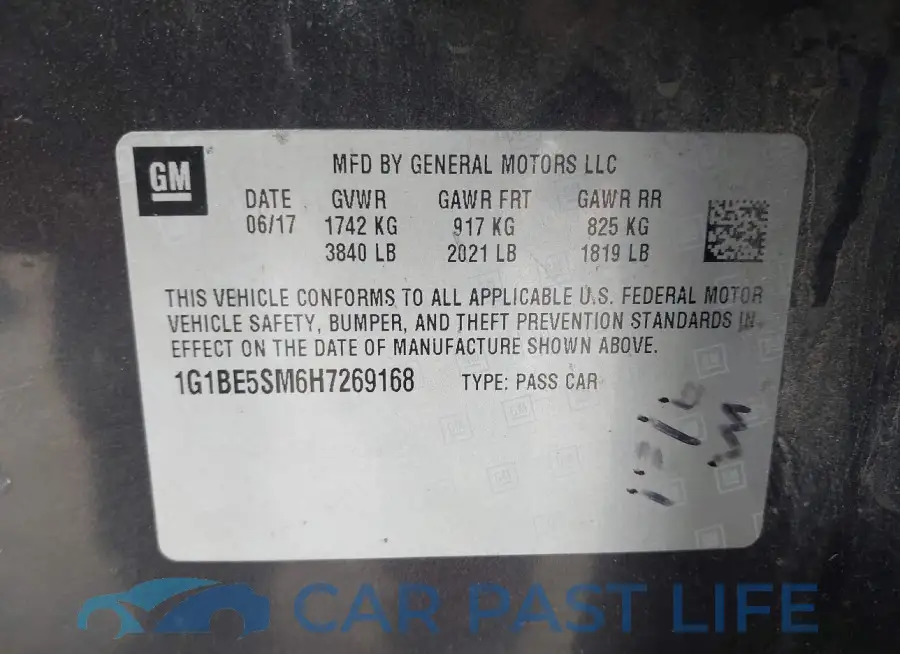 1G1BE5SM6H7269168# 9