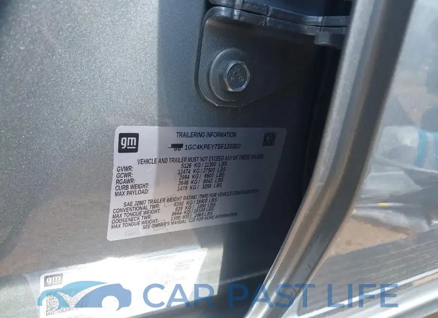 1GC4KPEY7SF120302# 8