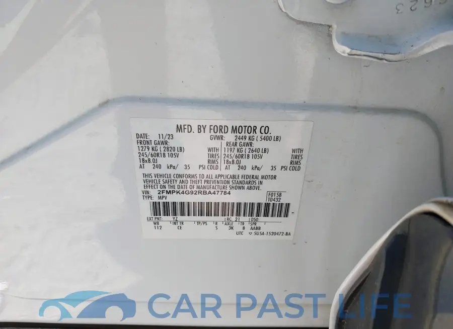 2FMPK4G92RBA47784# 9