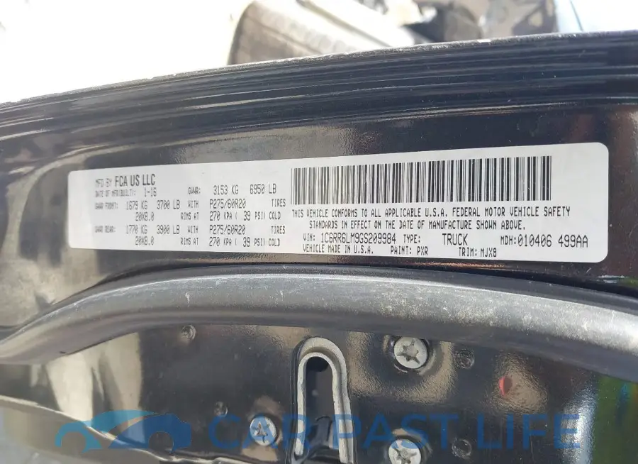 1C6RR6LM9GS209984# 9