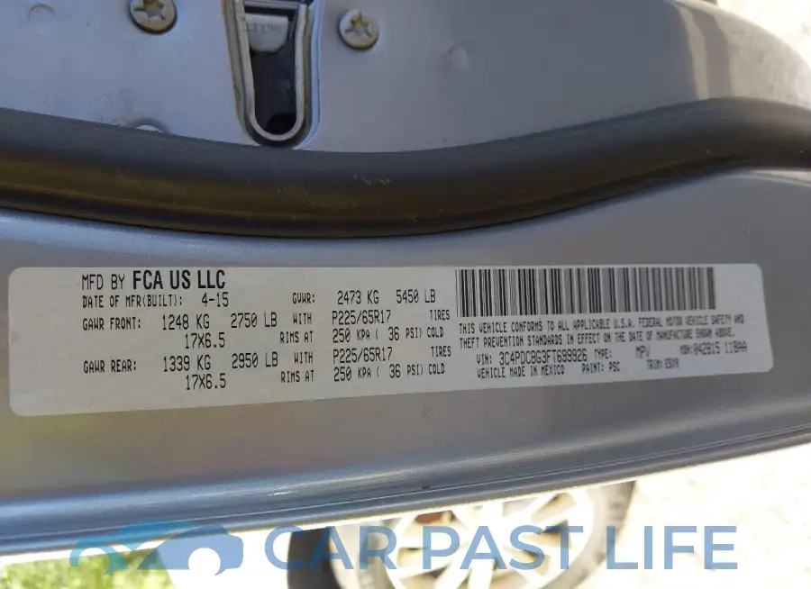 3C4PDCBG3FT699926# 9