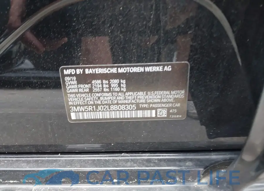 3MW5R1J02L8B08305# 9