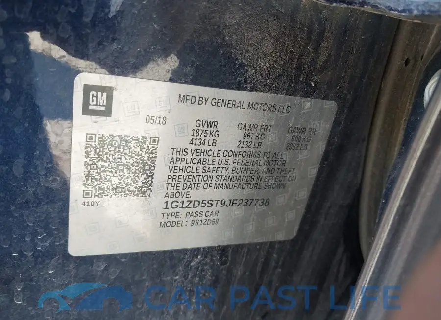 1G1ZD5ST9JF237738# 9