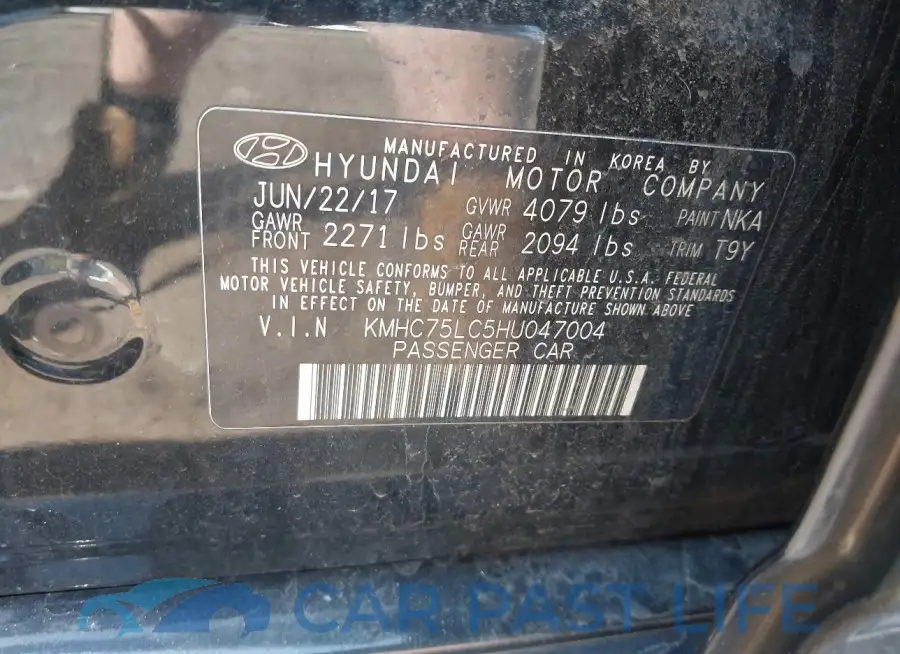 KMHC75LC5HU047004# 9