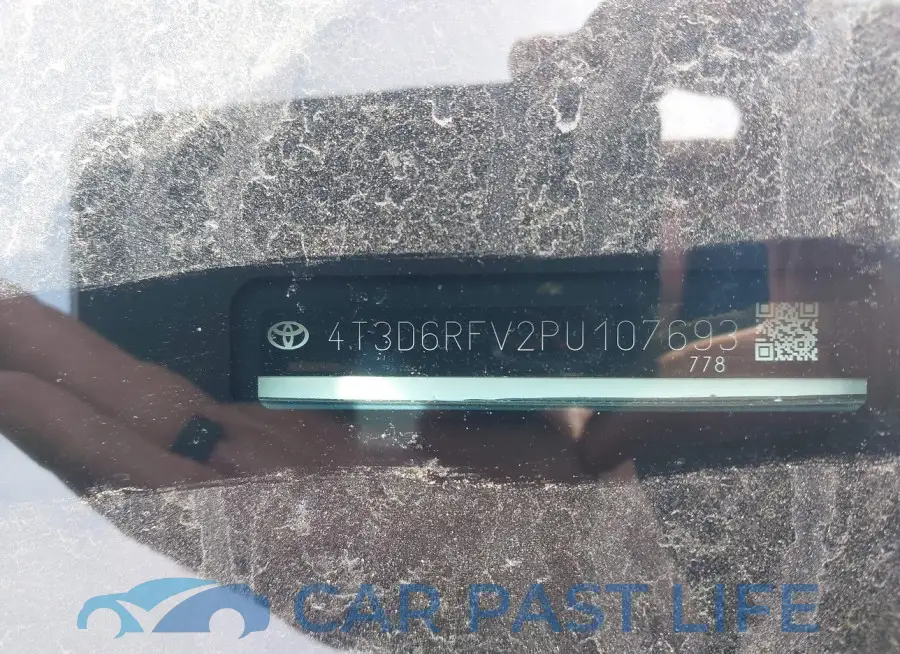 4T3D6RFV2PU107693# 9
