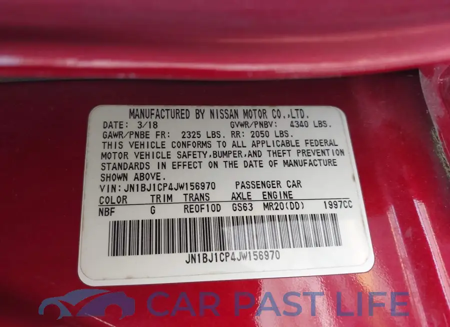 JN1BJ1CP4JW156970# 9