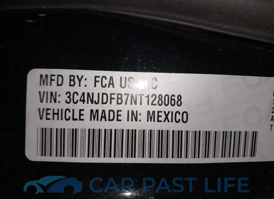3C4NJDFB7NT128068# 9