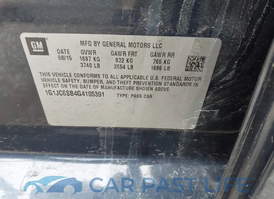 1G1JC6SB4G4105391# 9