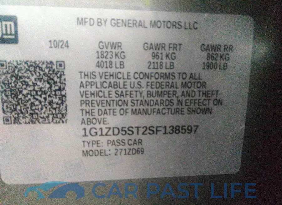 1G1ZD5ST2SF138597# 9