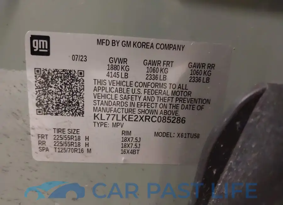 KL77LKE2XRC085286# 9