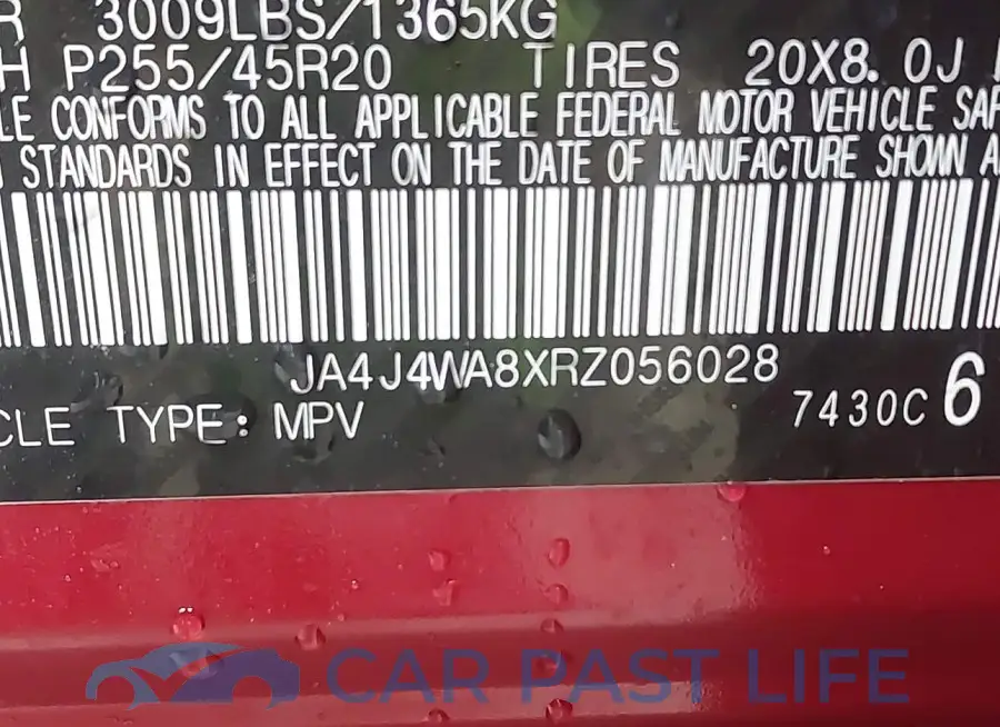 JA4J4WA8XRZ056028# 9