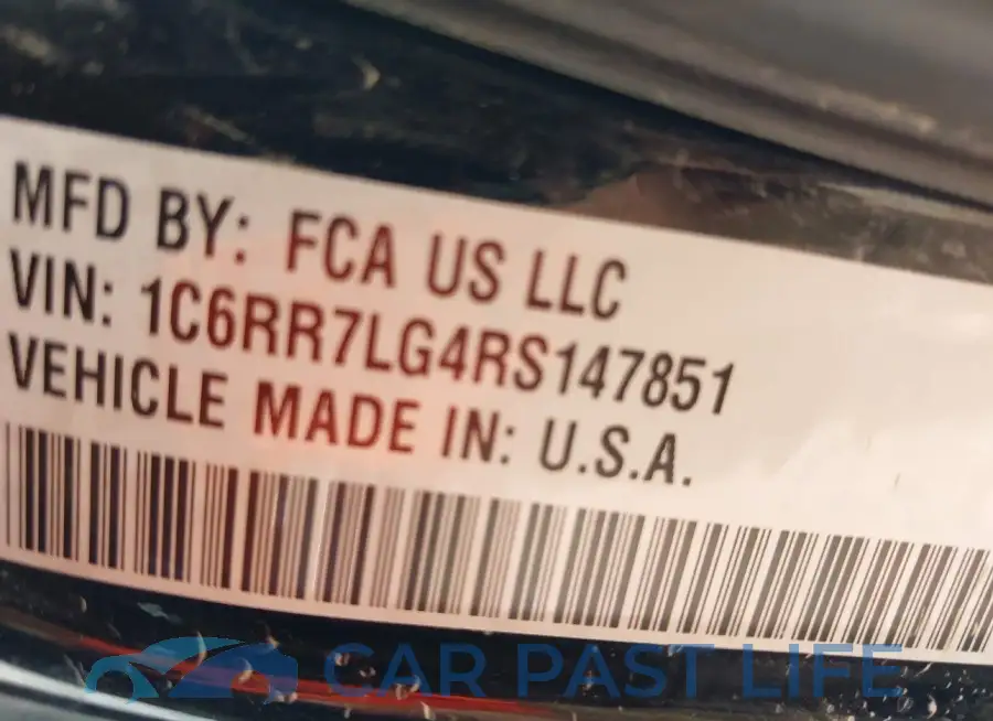 1C6RR7LG4RS147851# 9