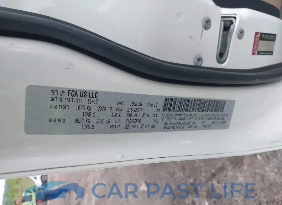 3C4NJCAB4JT250799# 9