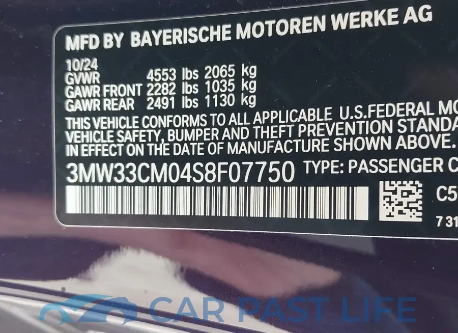 3MW33CM04S8F07750# 9