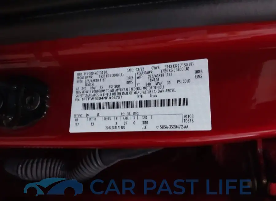 1FTFW1E84NFA98757# 9