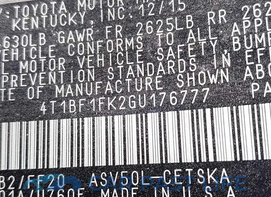 4T1BF1FK2GU176777# 9