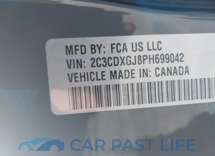 2C3CDXGJ8PH699042# 9