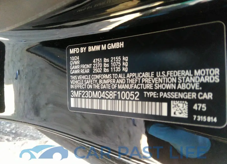 3MF23DM04S8F10052# 9