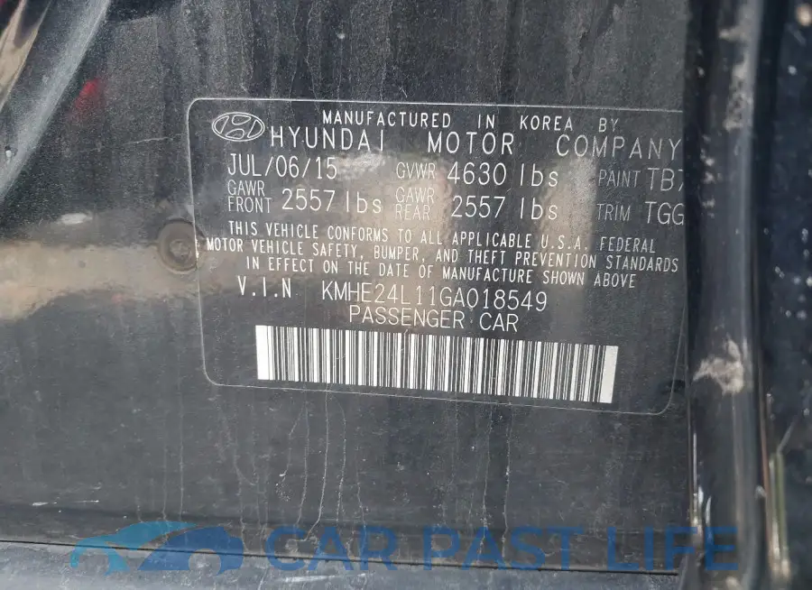 KMHE24L11GA018549# 9