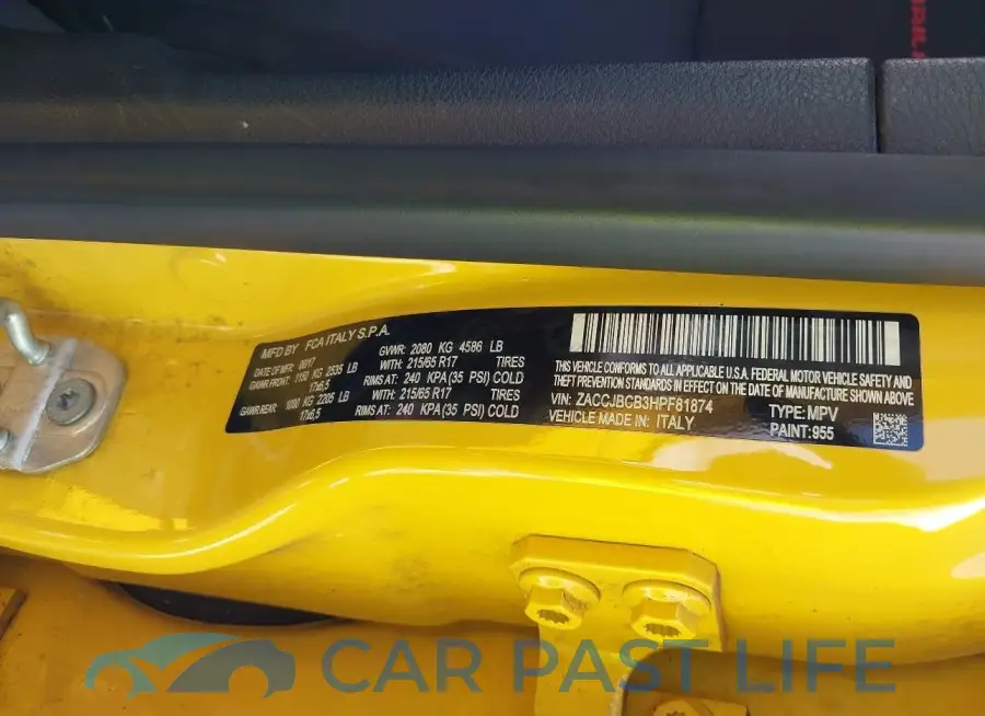 ZACCJBCB3HPF81874# 9
