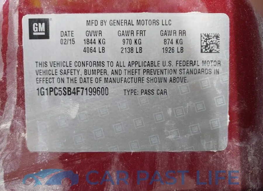 1G1PC5SB4F7199600# 9