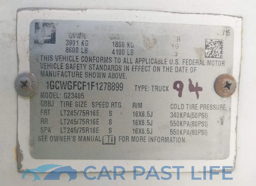 1GCWGFCF1F1278899# 9