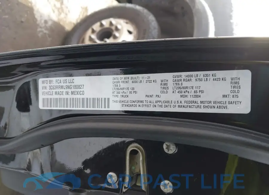 3C63RRML9NG180827# 8