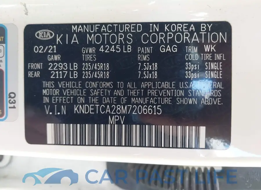 KNDETCA28M7206615# 9