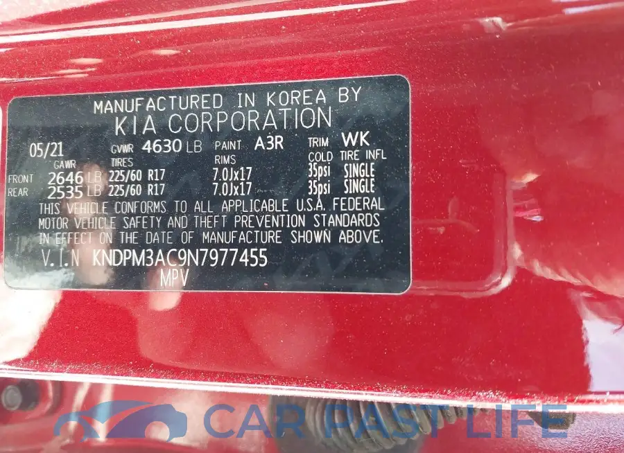 KNDPM3AC9N7977455# 9