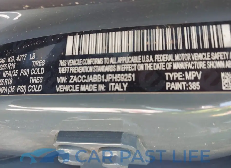 ZACCJABB1JPH59251# 9