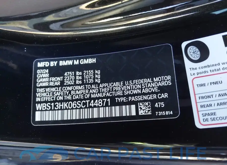 WBS13HK06SCT44871# 9