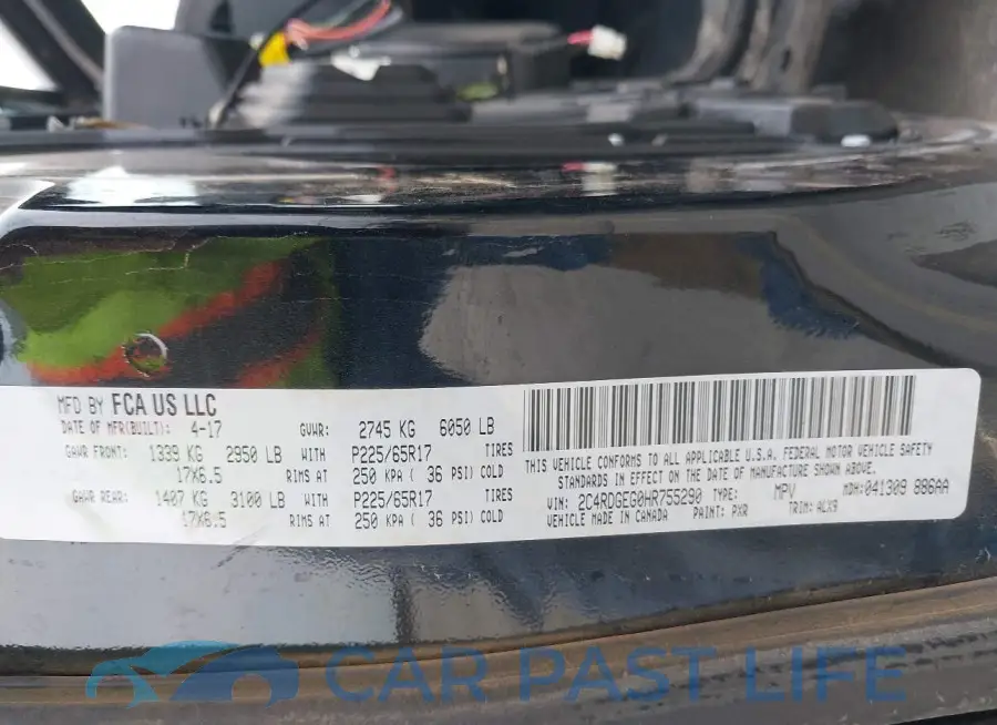 2C4RDGEG0HR755290# 9