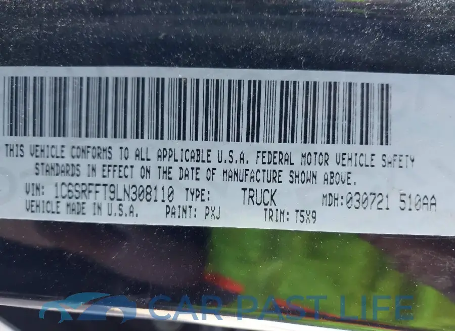 1C6SRFFT9LN308110# 9