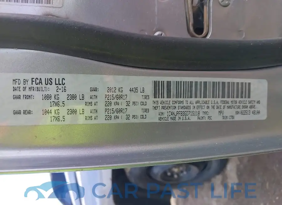 1C4NJPFB3GD715118# 9