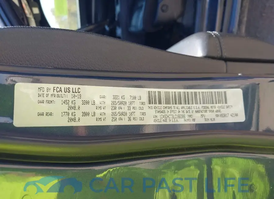 1C4SDHCT3LC166386# 9